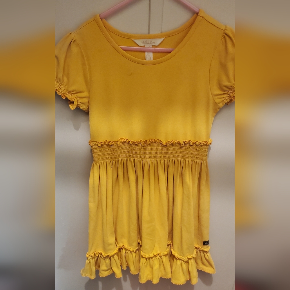 Matilda Jane Gold Short Sleeve 💛 Girl Size 6